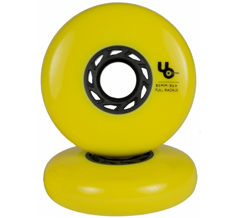 406186 UC Undercover Blank Yellow 80mm 86A Full wheel 2019 view4